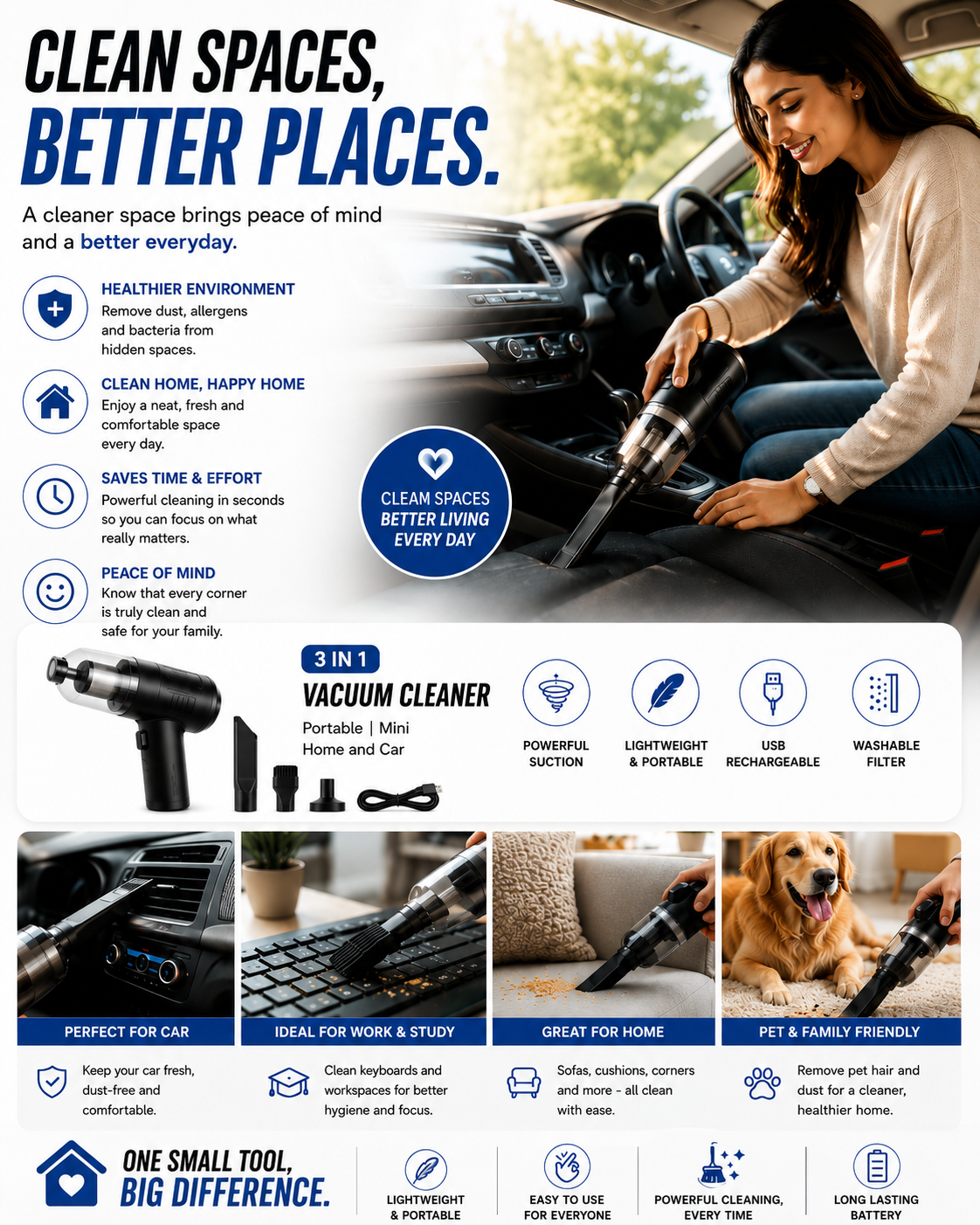 Portable Vacuum Cleaner