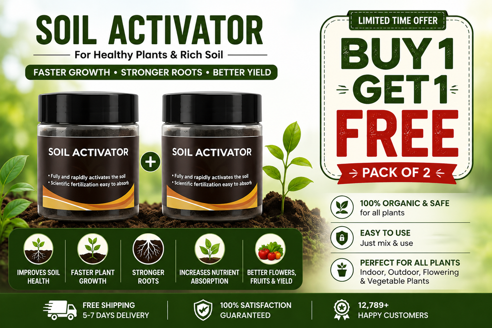 Soil Activator for Plants (BUY 1 GET 1 FREE ) (Pack of 2)