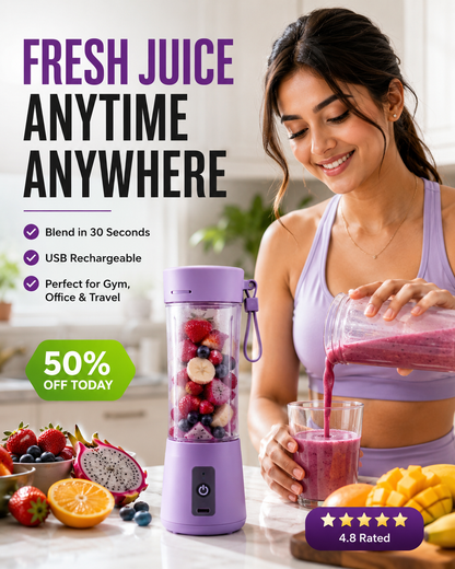 Portable USB Rechargeable Juicer