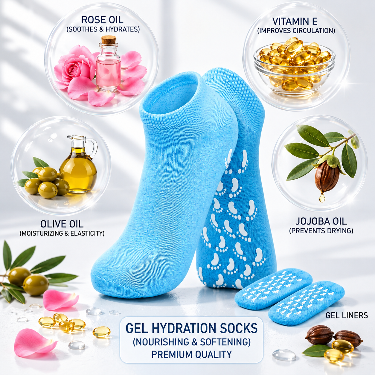 Healing Therapy Gel Socks 🧦